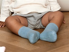 GoBabyGo socks dusty blue